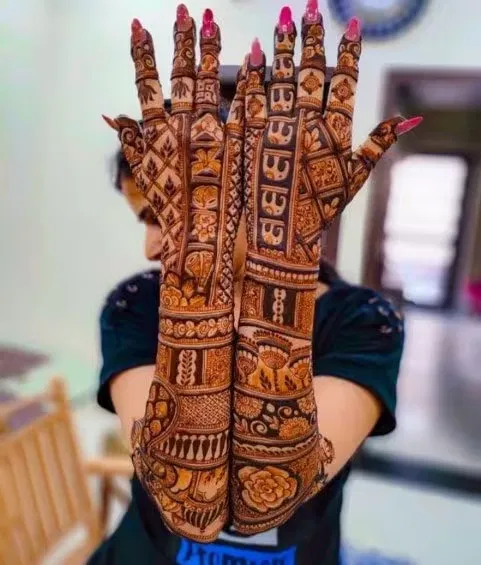 Full Hand Mehndi Design