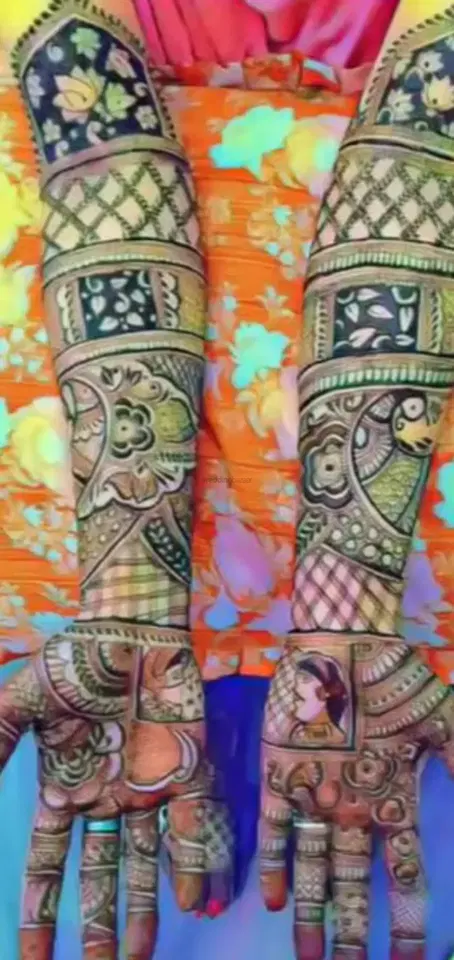 heart mehndi design