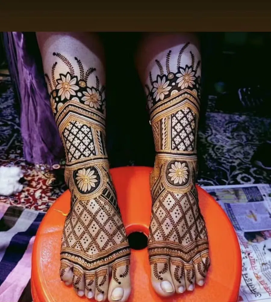 Foot Mehndi Design