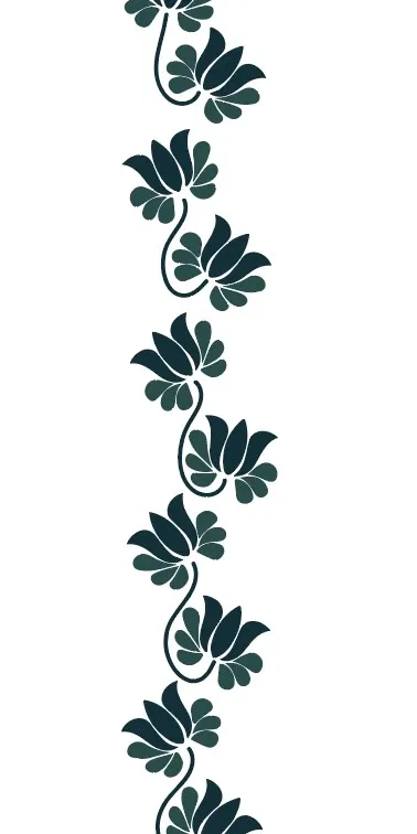 Indian Simple Finger Mehndi Design with Bel and Gol Tikki