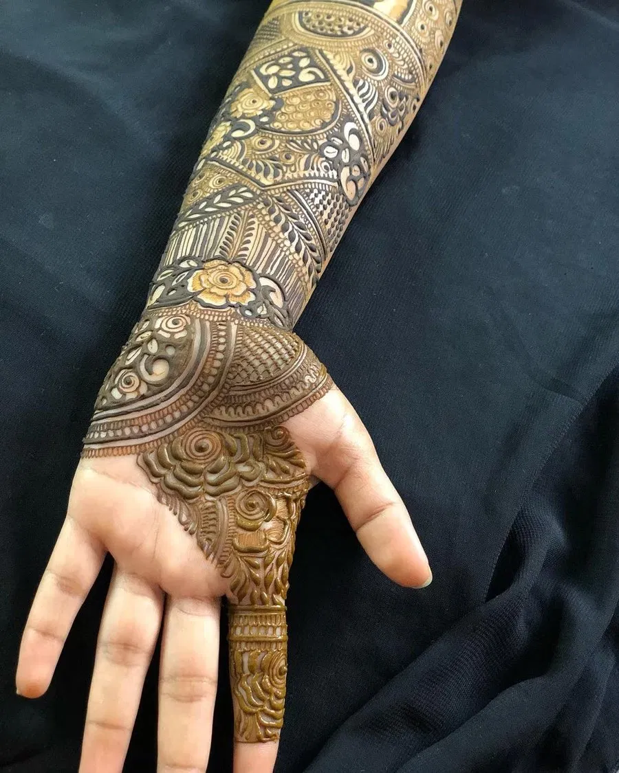 Full Hand Mehndi Design