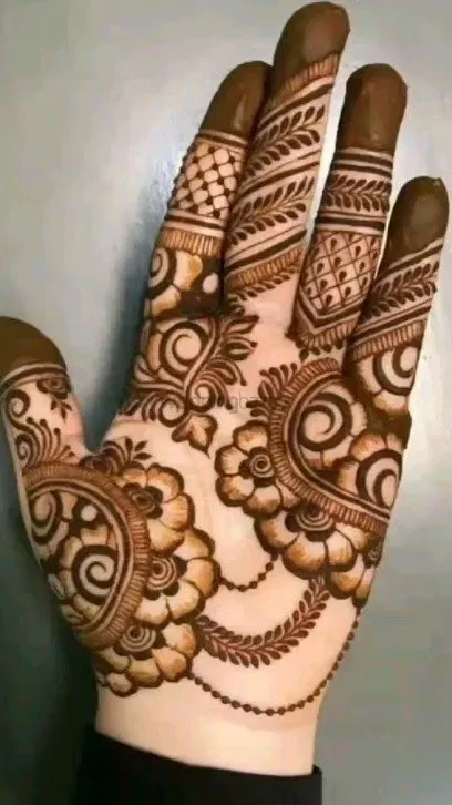 Back Hand Mehndi Design