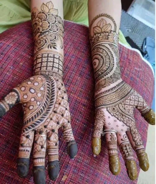 Full Hand Mehndi Design