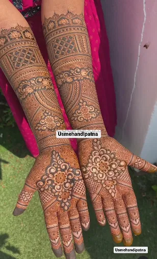 Full Hand Mehndi Design