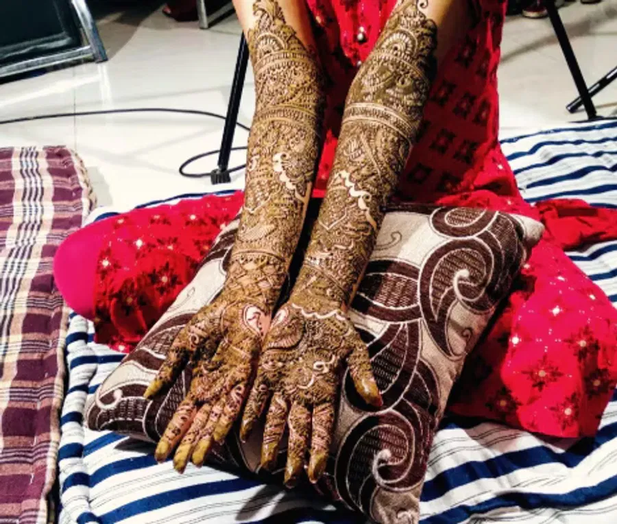 Full Hand Mehndi Design