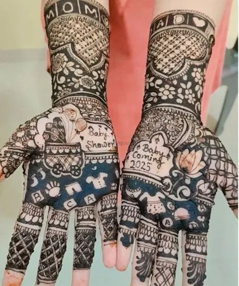figure mehndi design