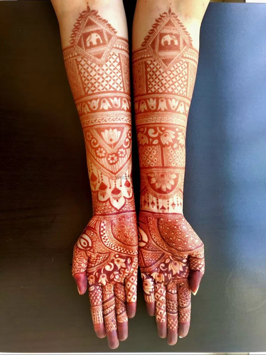 Full Hand Mehndi Design