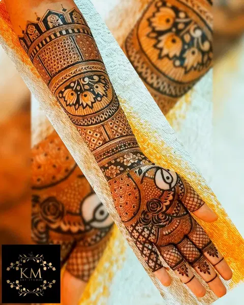 full hand mehndi design