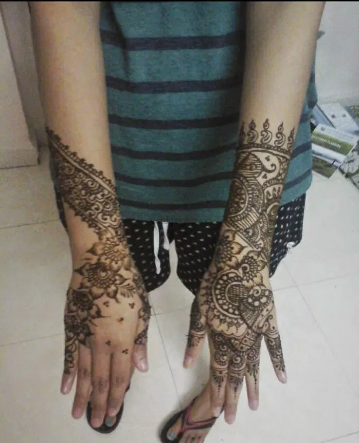 Full Hand Mehndi Design