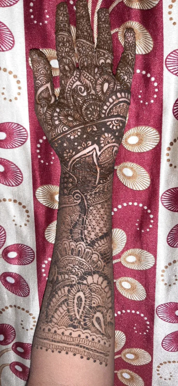 Full Hand Mehndi Design