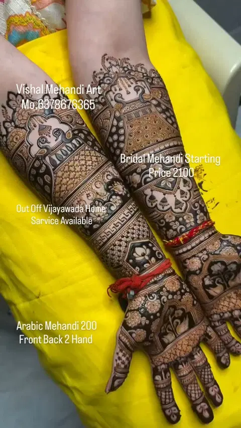 figure full hand mehndi design