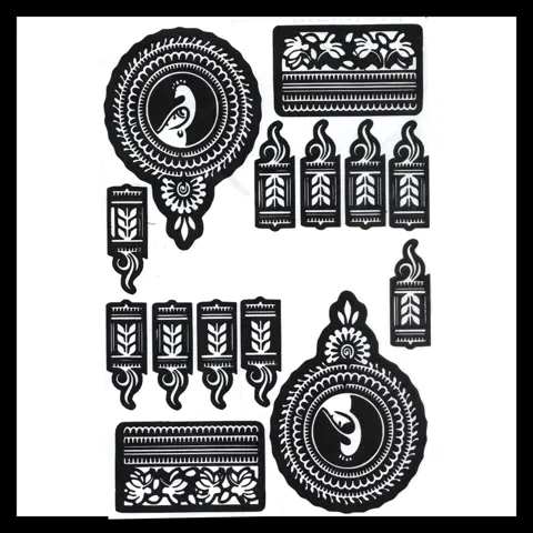 bridal stylish moon mehndi design