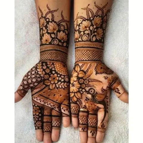 figure mehndi design