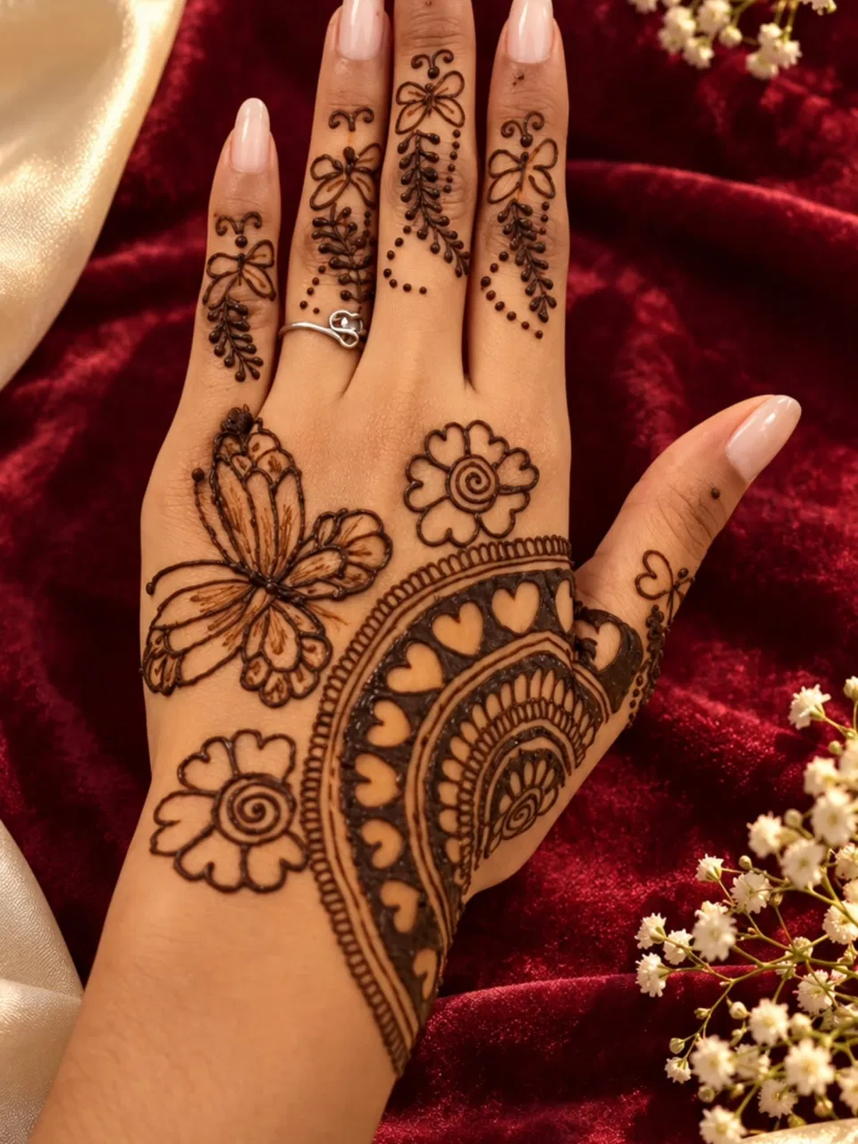 Simple Mehndi Design (2)
