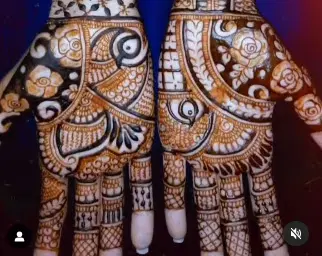 figure mehndi design