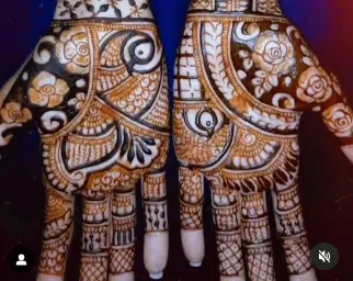 Mehndi Design with Figures (2)