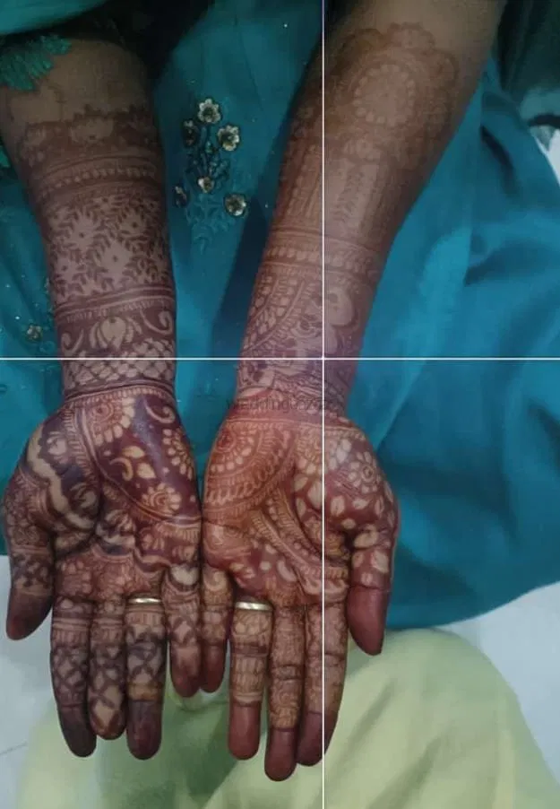 Full Hand Mehndi Design with Figures