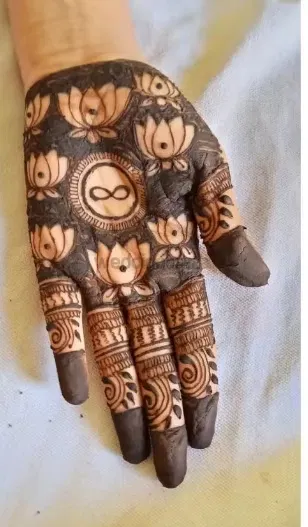 Front Hand Mehndi Design