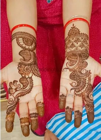Back Hand Mehndi Design