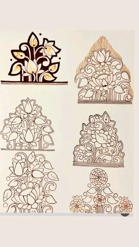 Bridal Mehndi Design with Hearts and Lotus