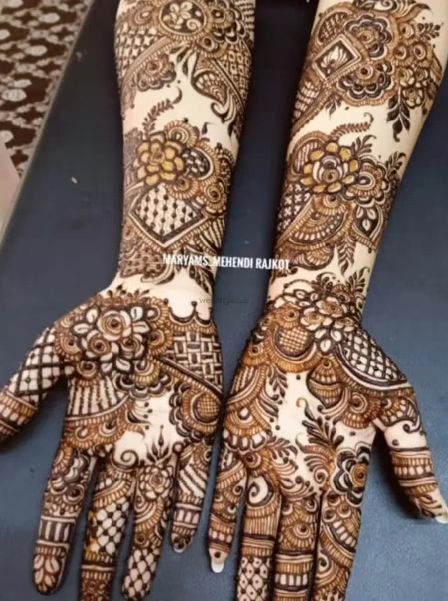 Full Hand Mehndi Design
