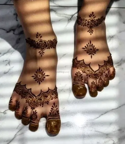 foot mehndi design