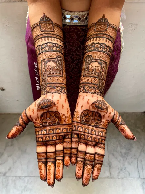 bridal mehndi design