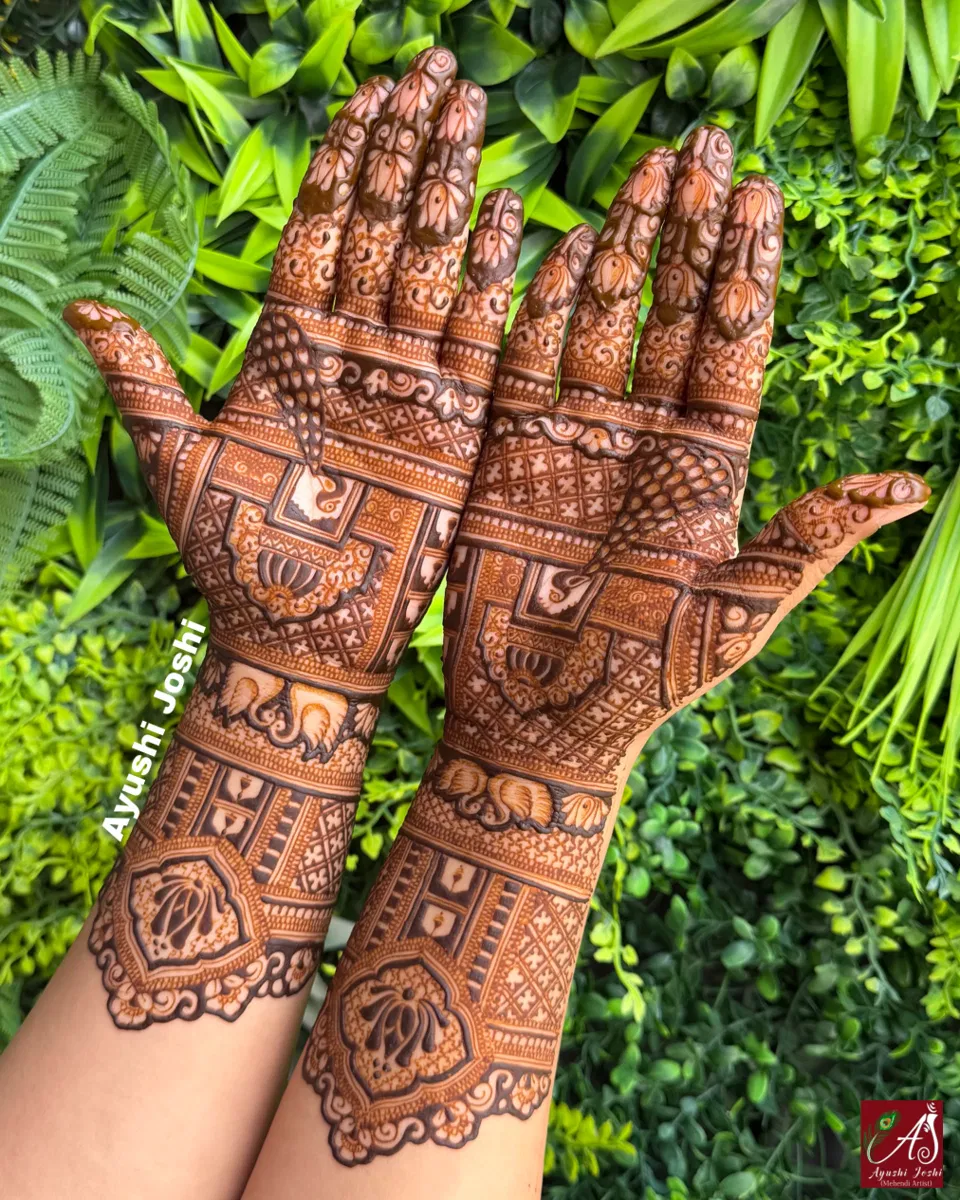 Bridal Indian Mehndi Design (2)