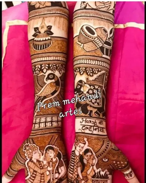 figure foot mehndi design