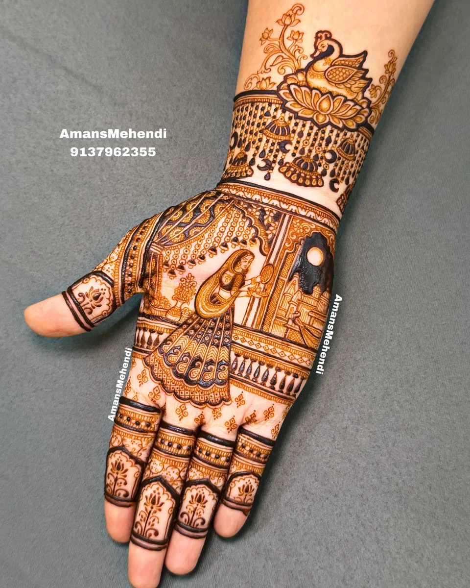Mehndi Design for Karwa Chauth (2)