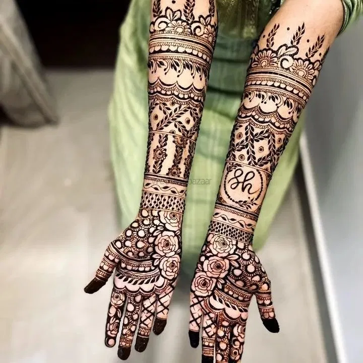 Full Hand Mehndi Design