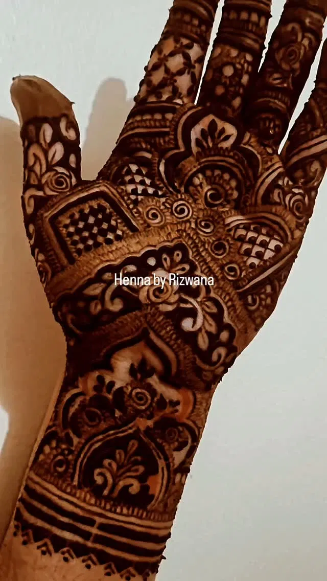 Full Hand Mehndi Design with Figures