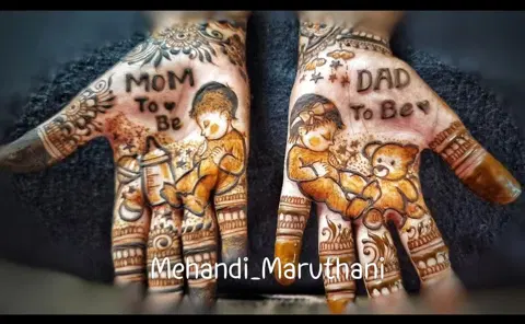 figure mehndi design