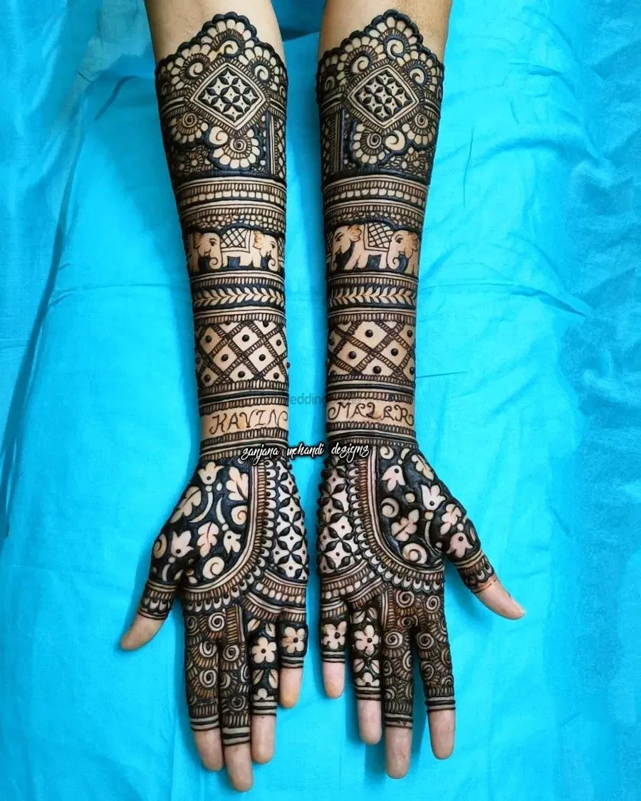 Full Hand Mehndi Design