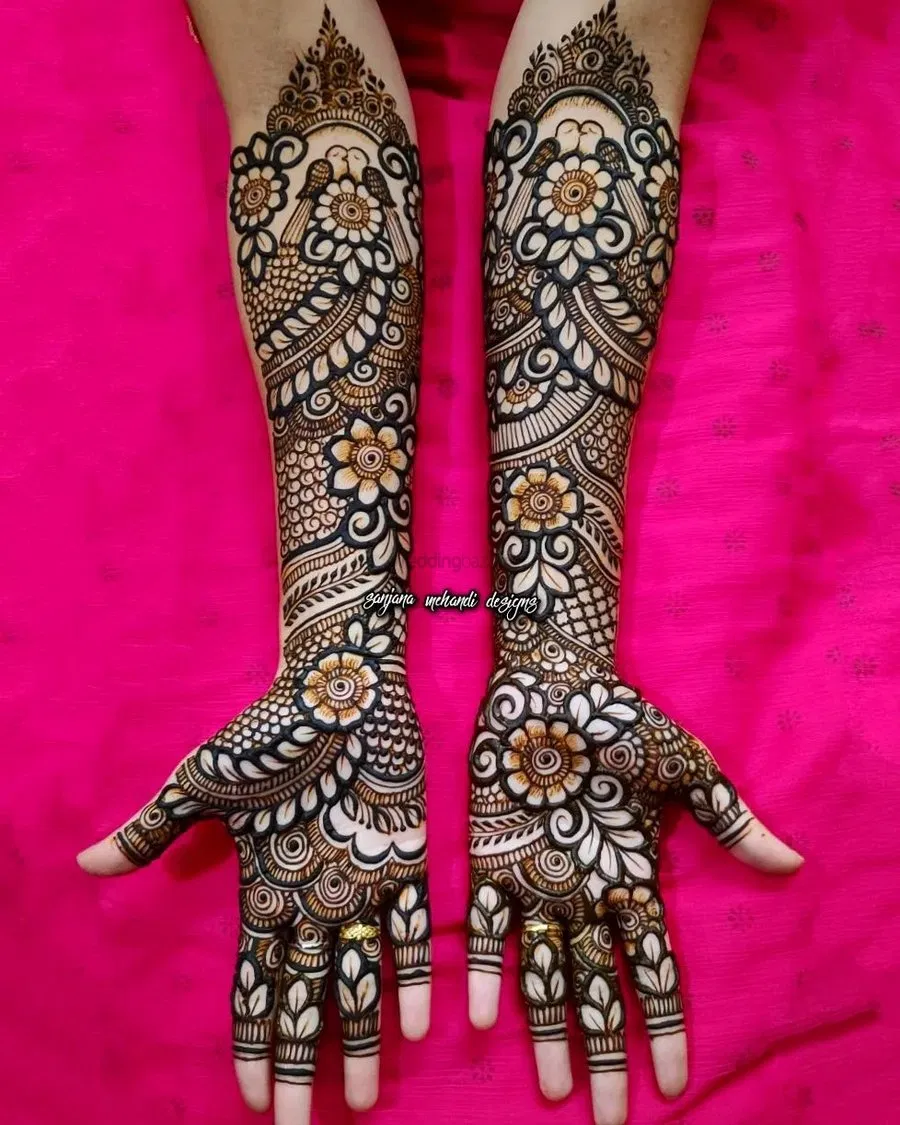 Full Hand Mehndi Design (2)