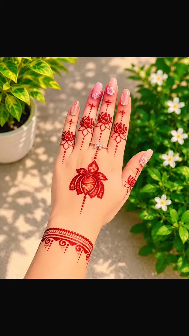 Bridal Simple Mehndi Design