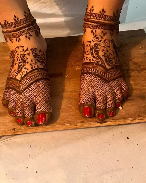 foot mehndi design