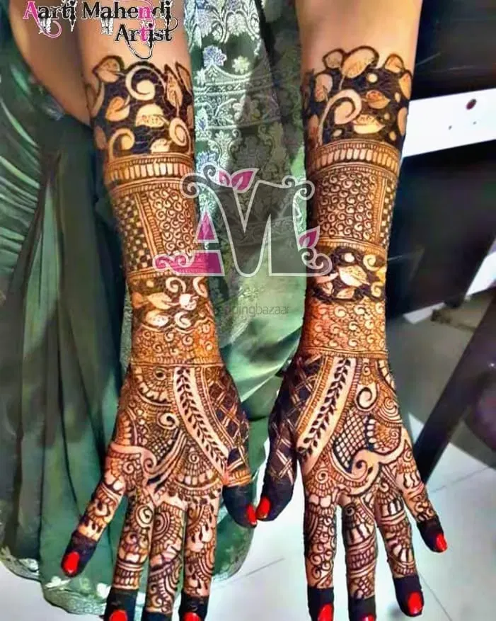 Full Hand Mehndi Design