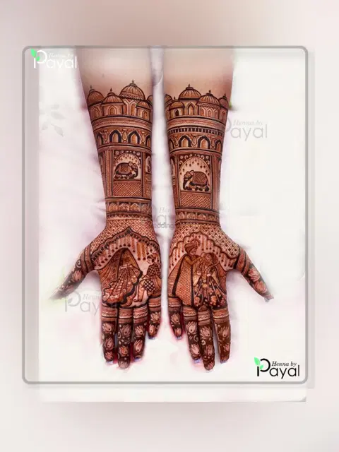 figure mehndi design