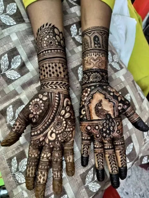 figure mehndi design