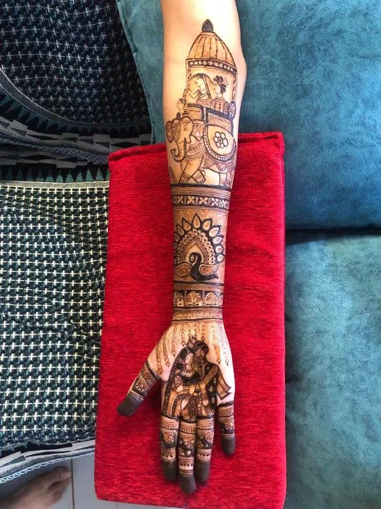 Full Hand Mehndi Design