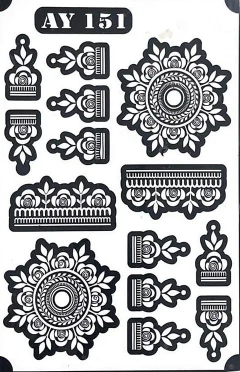 arabic bridal circle mehndi design