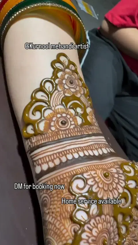 full hand mehndi design
