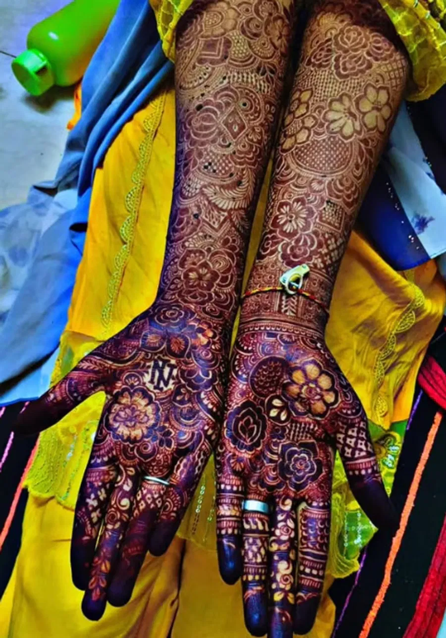 Full Hand Mehndi Design