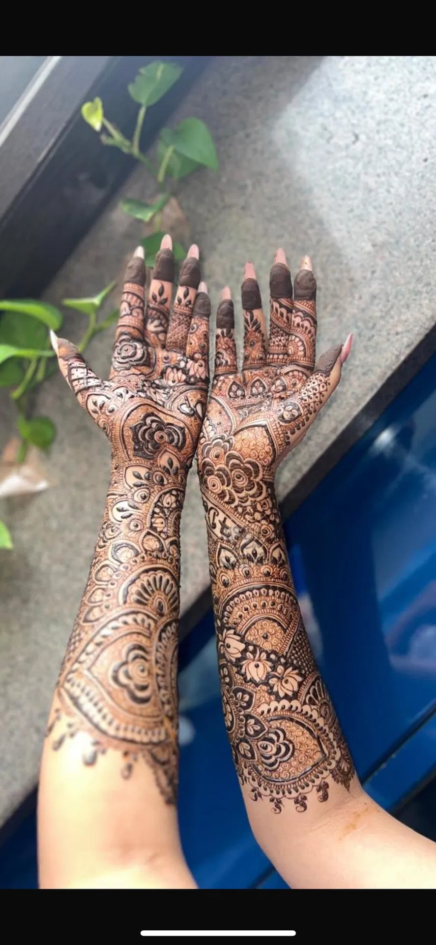 Full Hand Mehndi Design