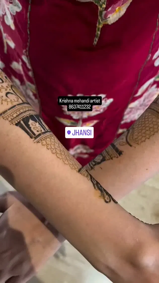 Full Hand Mehndi Design