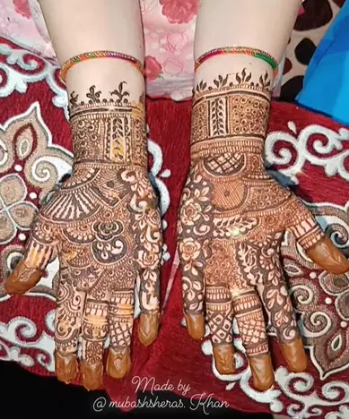 figure mehndi design
