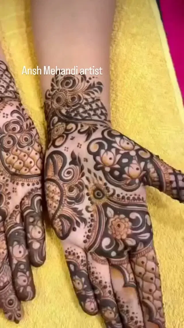 Full Hand Mehndi Design