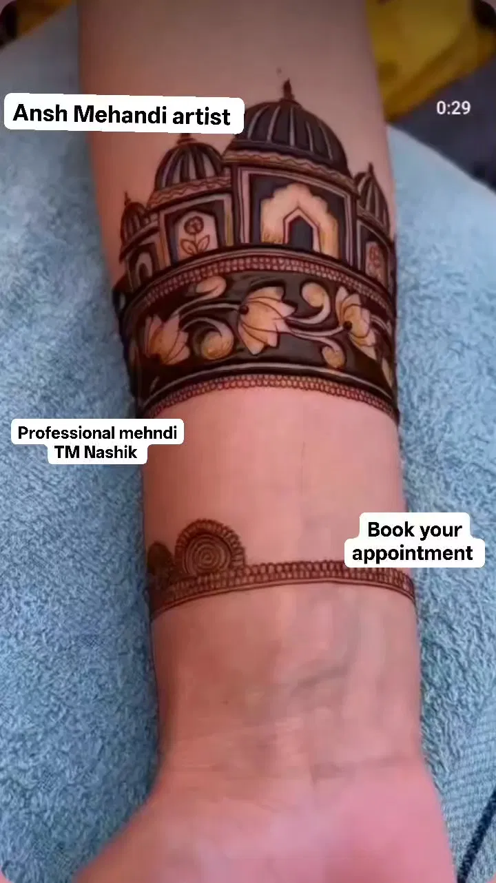 Full Hand Mehndi Design (2)