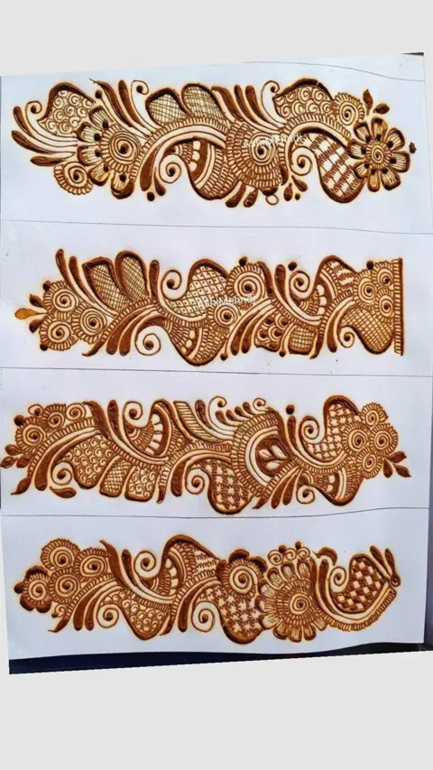 arabic simple full hand mehndi design